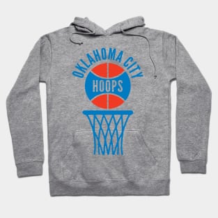 Retro Oklahoma City Hoops Logo Hoodie